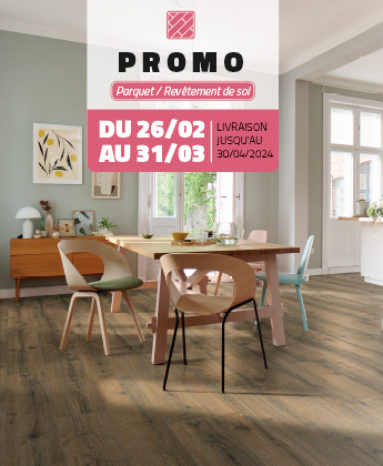 Promotion sur les revêtements de sol